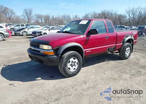 2003 Chevrolet S-10 Ls from USA, damaged, VIN 1GCCT19X838214430